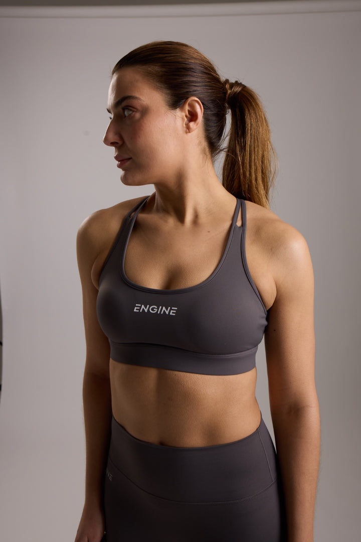 Rev Sports Bra - Steel Grey