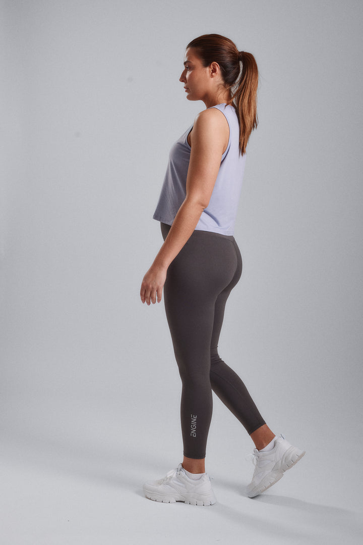 Drift Cropped Tank - Frosted Lilac