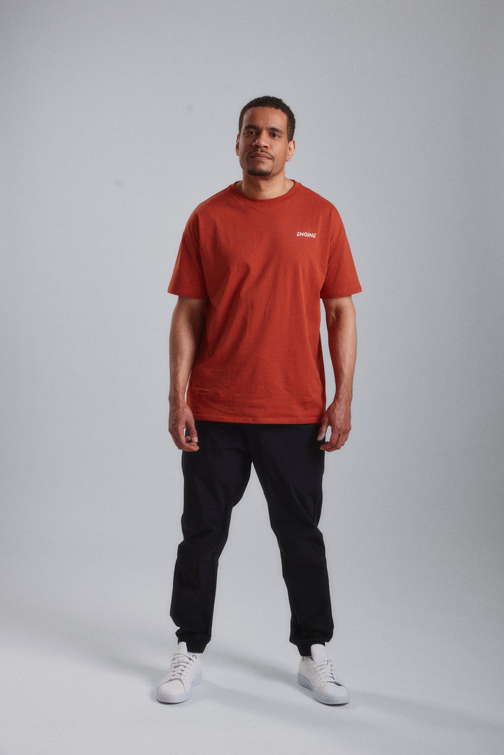Oversize T-shirt - Terracotta